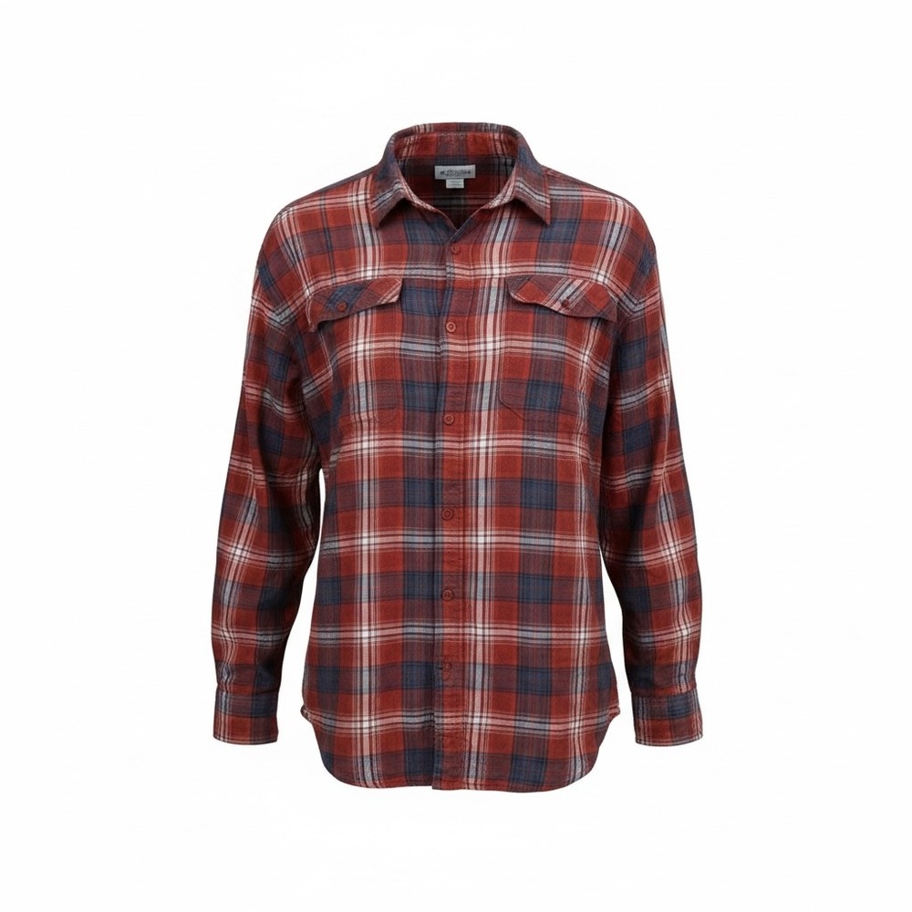 Columbia Silver Ridge Men's Plaid L/S Shirt Omni-Shade UPF 30 Size 2X